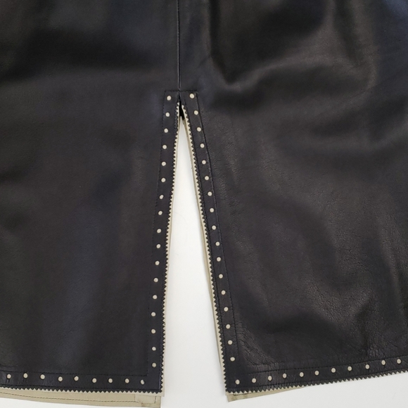 Mayle Genuine Couture leather skirt - Picture 8 of 8